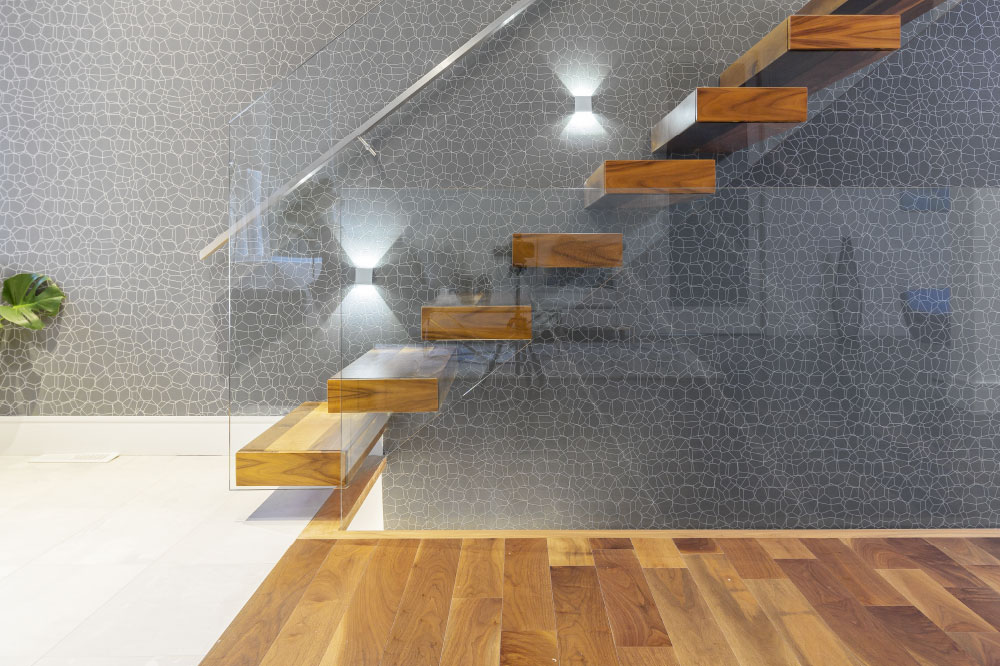 cantilevered stair